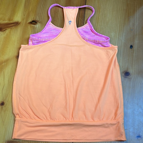IVIVVA 8 Tangerine/Pink Double Dutch Layered Tank Top - Picture 6 of 6